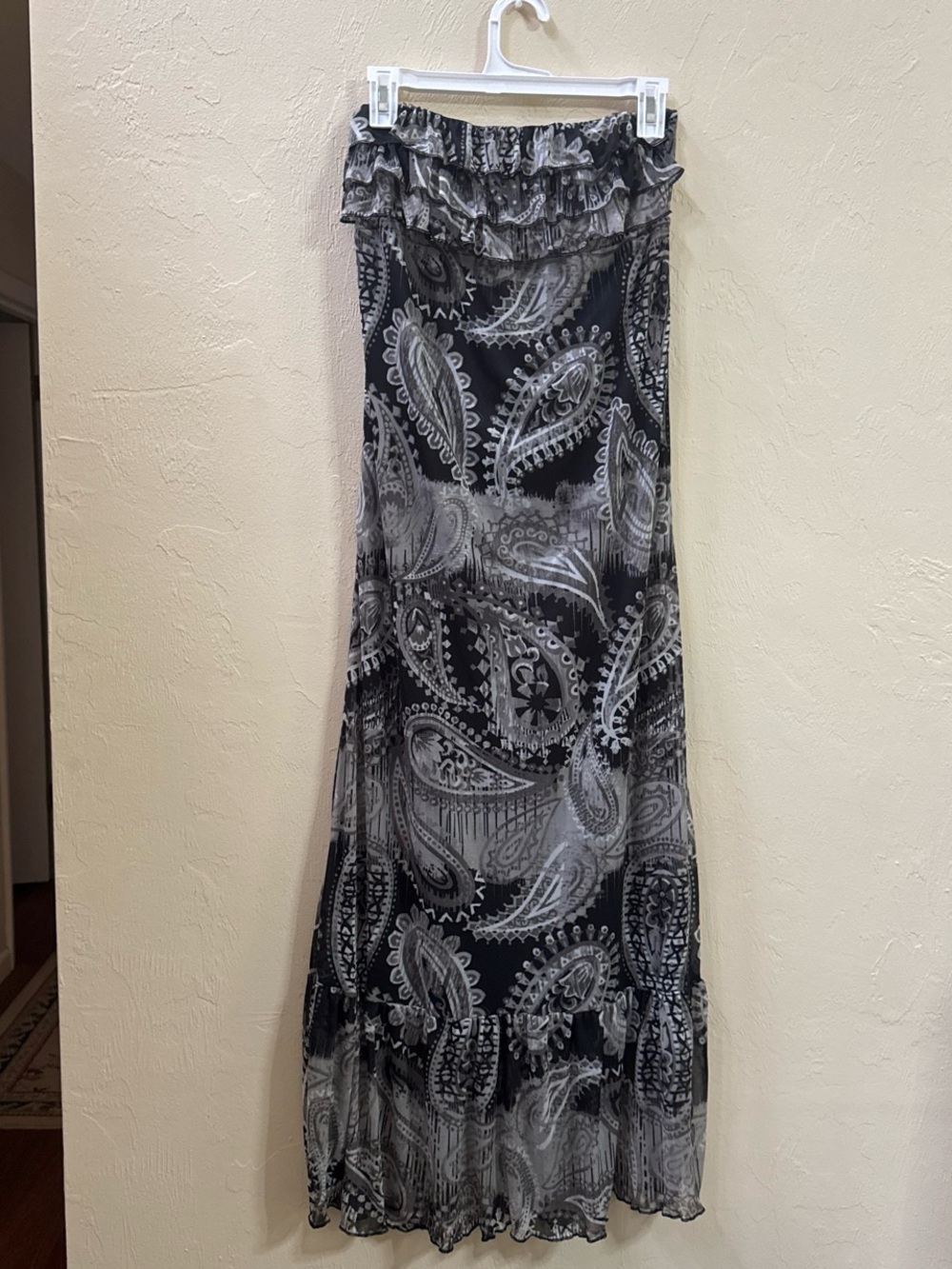 Eyelash Couture Paisley Maxi Dress